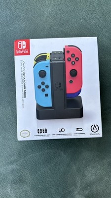 PowerA Joy-Con Dock Charges 4 + NYKO Armor Case Clear NEW NEVER OPEN / SEALED!
