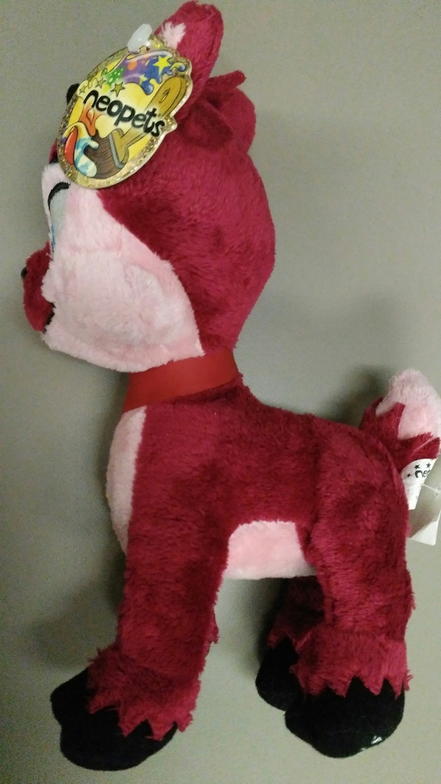 New Neopets Red Ixi Plush Stuffed Deer Animal 2006 MTV Networks with tags