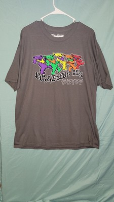 Liquid Blue T Shirt Grateful Dead Dancing Bears Grey Gray Size Medium