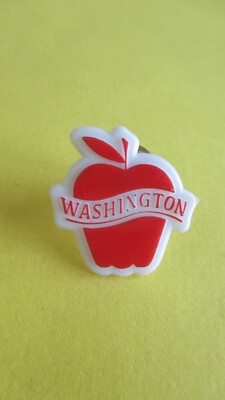 pin's vintage Washington apple