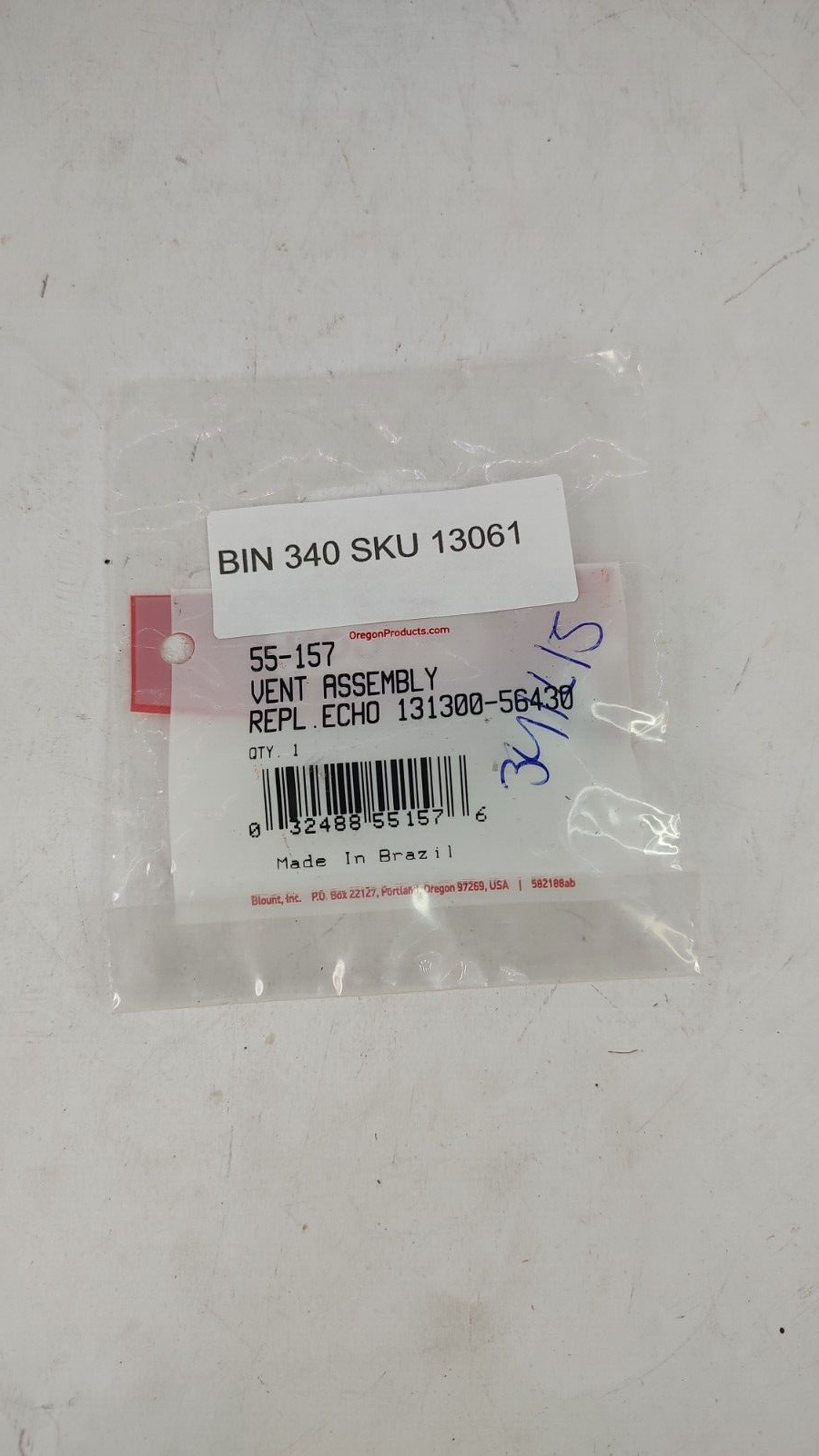 Genuine OEM Oregon 55-157 Vent Assembly Replaces Echo 131300-56430