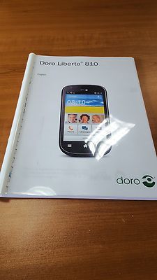 DORO PHONE LIBERTO 810 PRINTED INSTRUCTION MANUAL USER GUIDE 56 PAGES