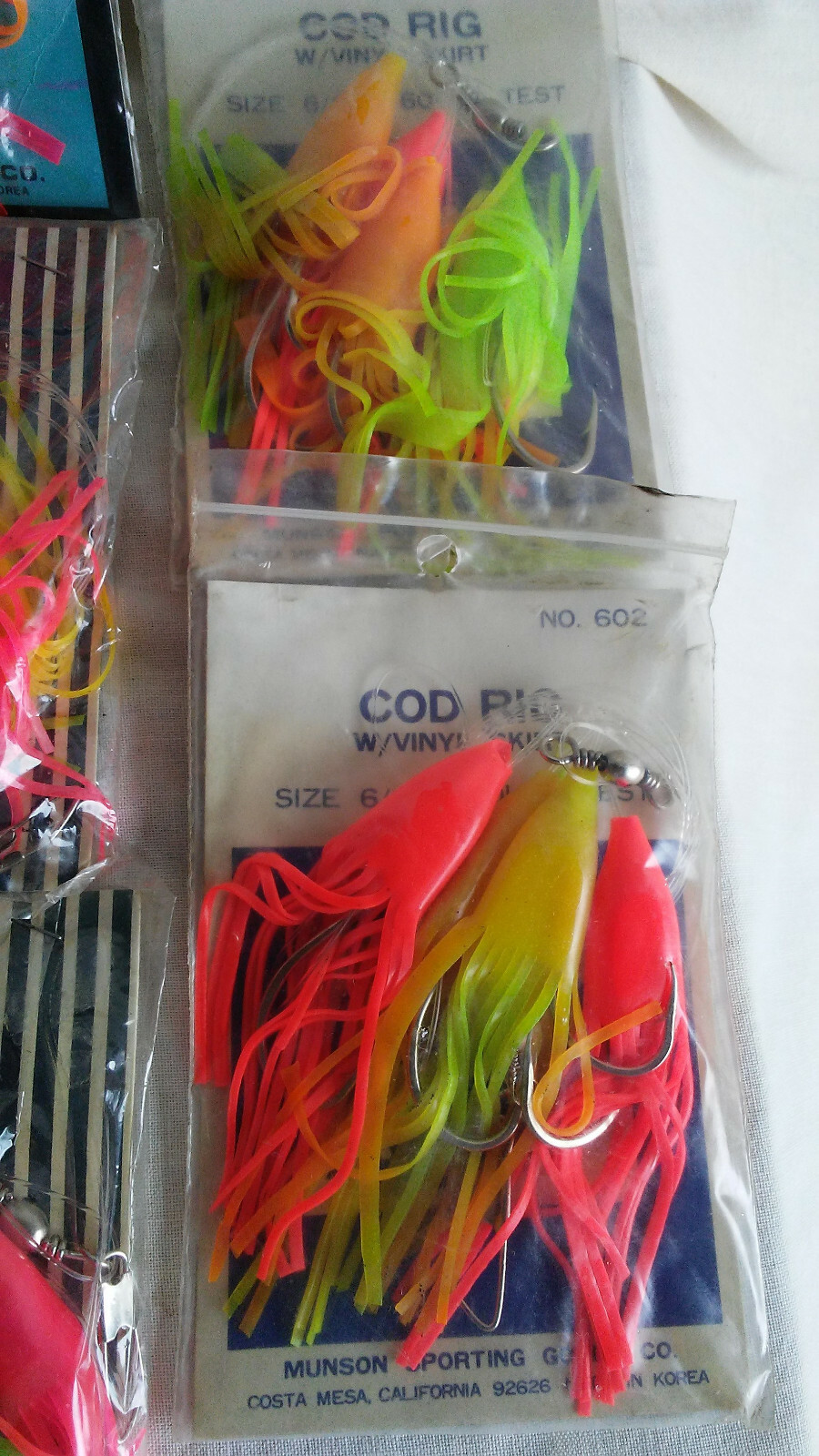 Mooching & Vtg Rockfish Hook Rigs All New Old Stock 14 Packs In All Norway Korea