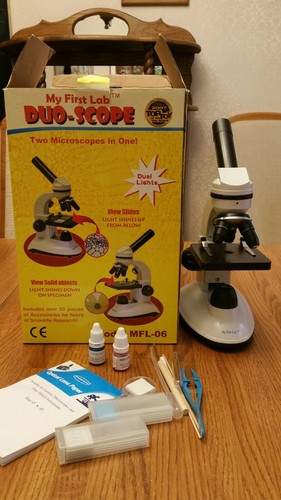 My First Lab Duo-scope Microscope MFL-06 Works Great!