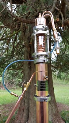 Copper Coil Condenser 2"Moonshine Still Beer Keg Bokakob Liquid Management 