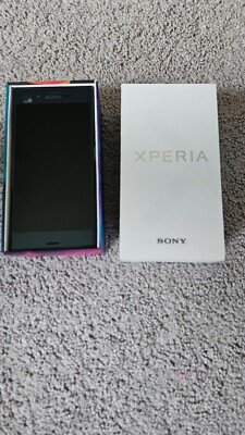 New NEVER USED In Original  Box-Sony Xperia XZ F8331 UNLOCKED Forest Blue