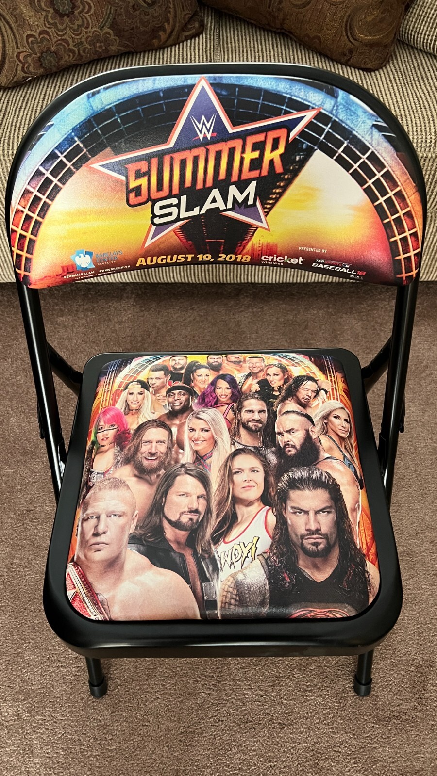 【激レア】WWE Backlash 2007 PPV リングサイドイベントチェア Edge WWE Backlash 2007 PPV Wrestling Ringside Event Chair | eBay