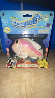 Seapals PINK ANEMONE FISH by Russ Berrie - NWT - Discontinued and RARE!!
