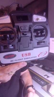 Dynam USB RC Flight Simulator Controller Remote for PC