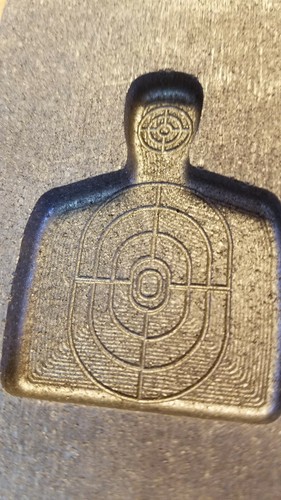 Human Body Graphite Target mold for casting Silver Gold Glass Copper ingots coin