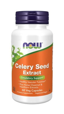 Циркуляция сельдерея Now Foods 60 VegCap