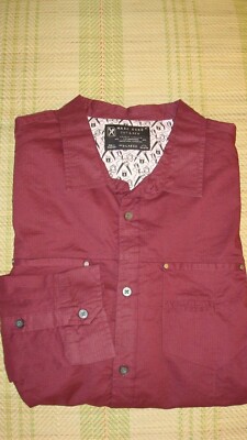 MARC ECKO CUT & SEW MENS BUTTON DOWN SHIRT LONG SLEEVE X-LARGE  ~NEW W/TAGS~