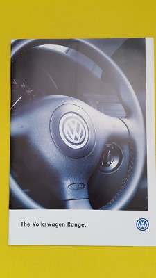 Volkswagen Golf Polo Passat Sharan range car brochure catalogue 1997 MINT VW