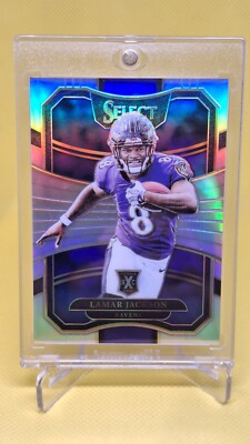 2017 Panini Select - 2018 XRC Silver Prizm QB5 #305 Lamar Jackson (RC)