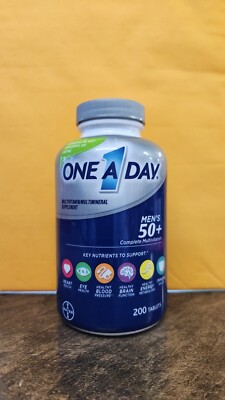 ONE A DAY 50+ MEN'S MULTIVITAMIN-MULTIMINERAL  200 TABLETS 2026/04