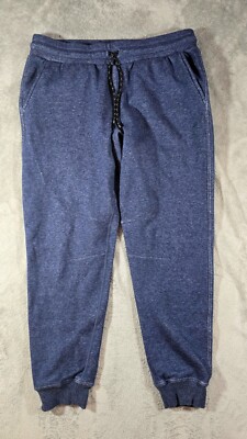 Fabletics The Postgame Jogger Sweatpants Pants Men s Size Large Navy Blue 