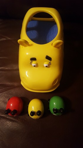 2010 Disney Mattel Jungle Junction Hippo Bus w/ 3 Beetle Bugs Fisher Price FRSH