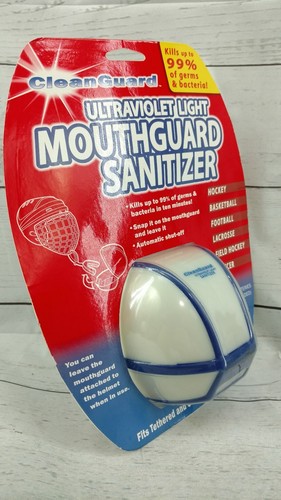 NEW Mouthguard Sanitizer Hockey Basketball Football Soccer Tethered Untethered