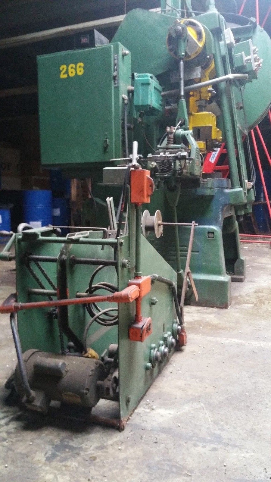 V & O 45 Ton punch press, Air Clutch, adjustable slide, great condition!