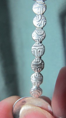 Middle East Design Silver  Small Spoon