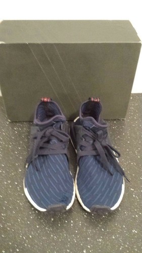

Мужские беговые кроссовки Adidas NMD_XR1 PK - BA7215 Sz 6 USED Отверстие на правой ноге, Многоцветный