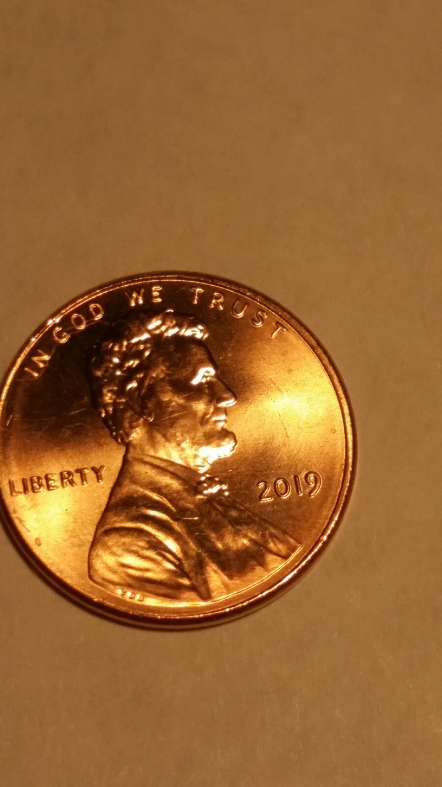 2019   LINCOLN .CENT SHIELD PENNY Philadelphia new MINT LUSTER