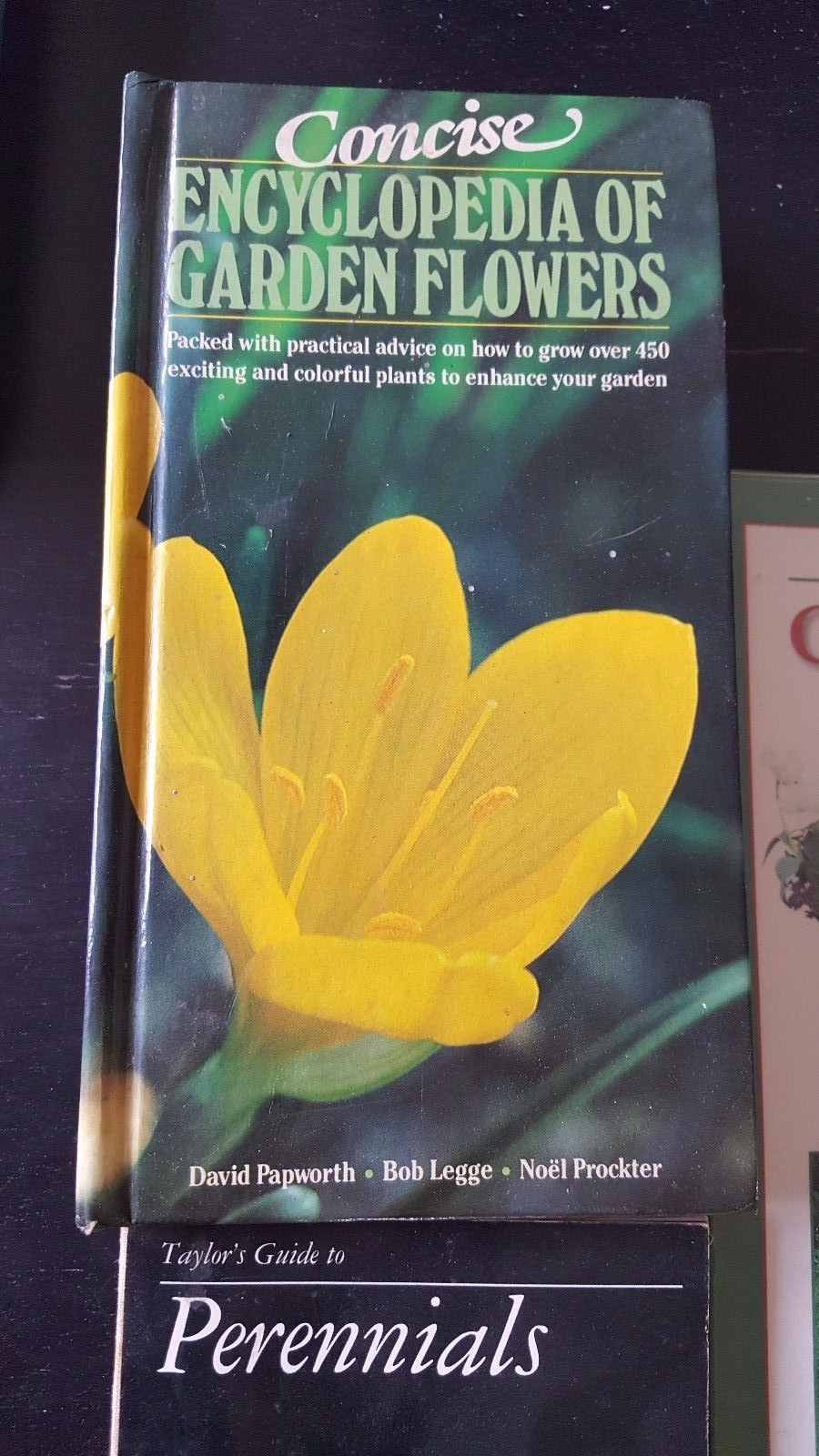 3 Gardening Books, Perennials, Small Spaces, Encyclopedia
