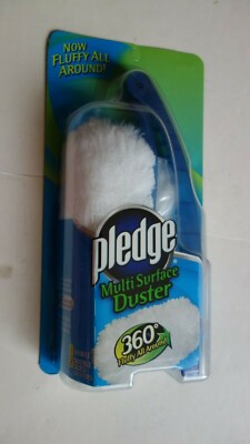 pledge Multi Surface Duster 360 Fluffy All Around Starter Kit 1 Handle 2 Double 