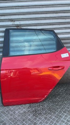 SEAT LEON MK3 DOOR REAR PASSENGER SIDE Red LS3H 2012-2020 HATCHBACK