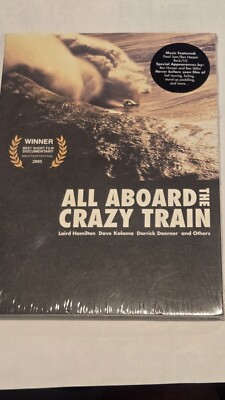 All Aboard Crazy Train Surfing DVD Kalama Hamilton Doerner Harper Pearl Jam U2 