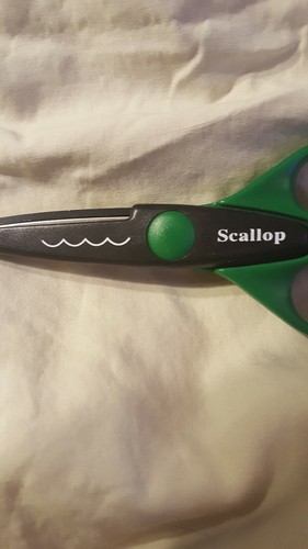 LOT OF 3- SCRAPBOOKING SHEARS W/DIFFERENT CUTTINGS-MUST SEE DESIGNS