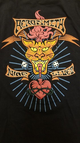 Aerosmith Nine Lives T-shirt Size Large