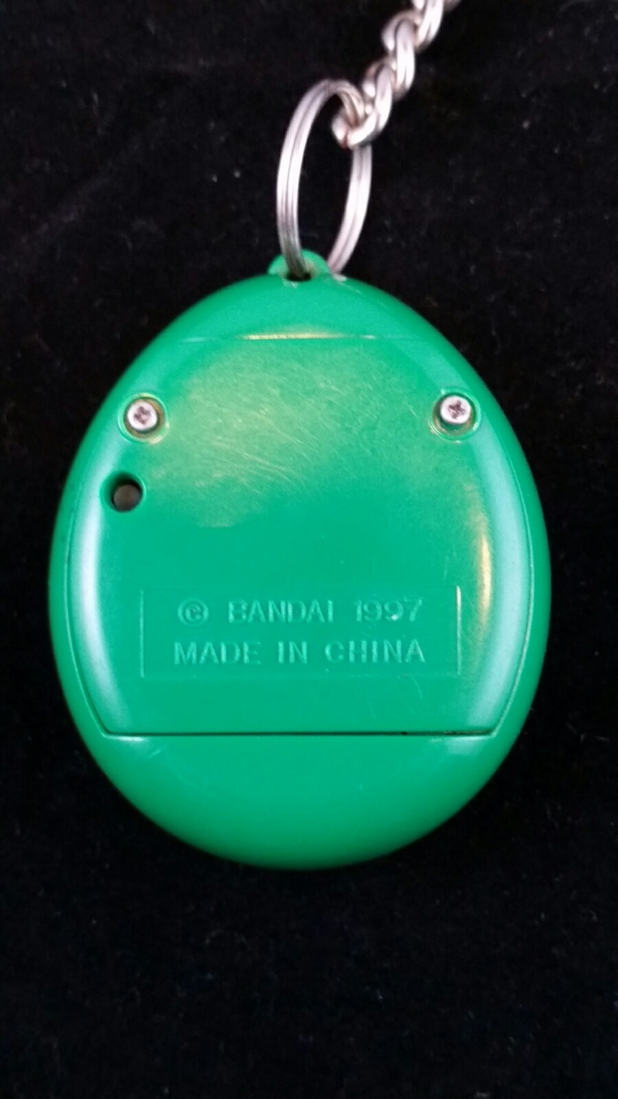 TAMAGOTCHI Classic 1997 Bandai GREEN Egg Version WORKING