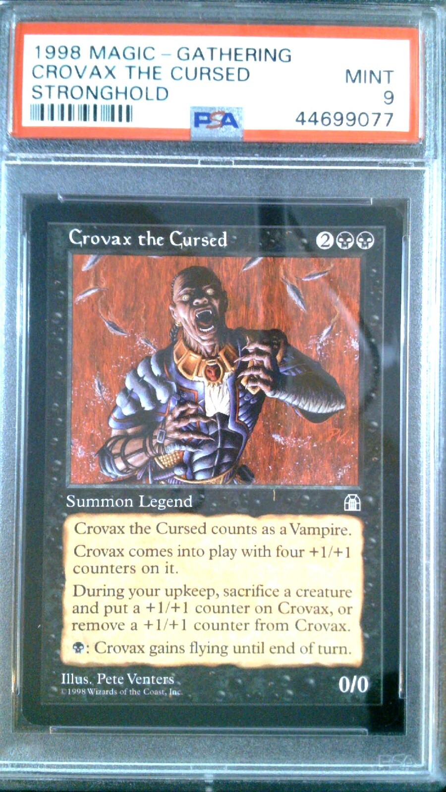 crovax the cursed Stronghold Mint MTG PSA 9 BGS Magic the