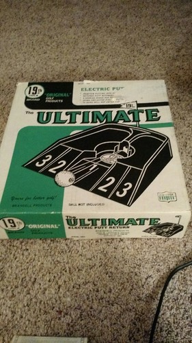 Brandell 19th Hole Ultimate Electric Putt Return Machine With Box  In working...