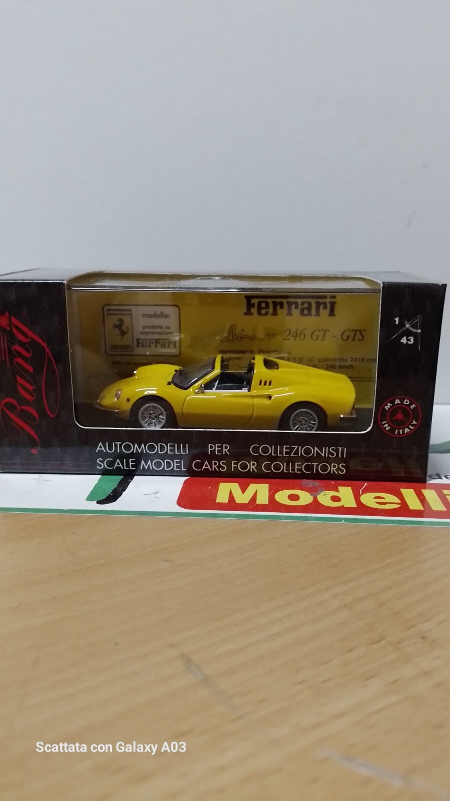 1/43 Ferrari Dino 246 GTS yellow Bang 7134 | eBay