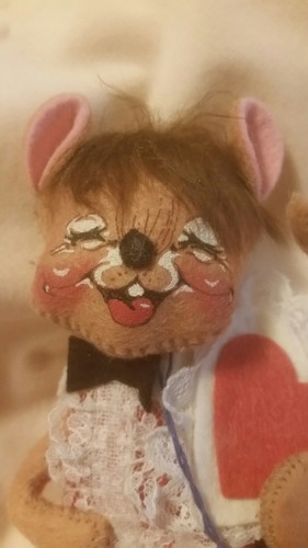 Annalee doll 1993 Valentine’s day Boy Mouse 6