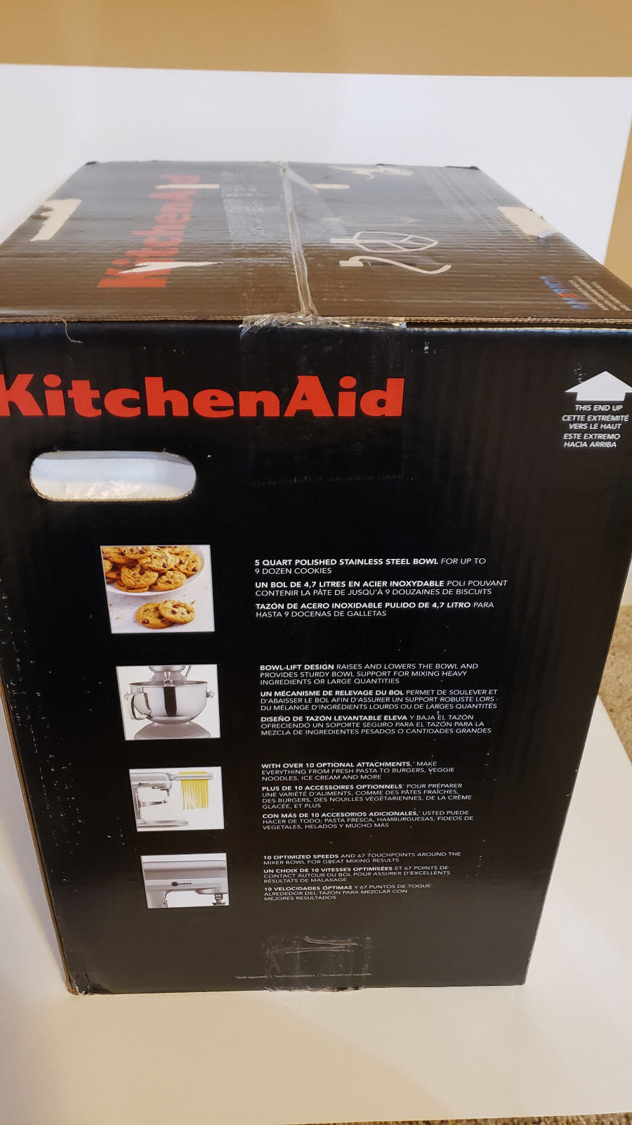 NEW! KitchenAid Professional 5 Plus Series 5Qt Stand Mixer - Ice blue