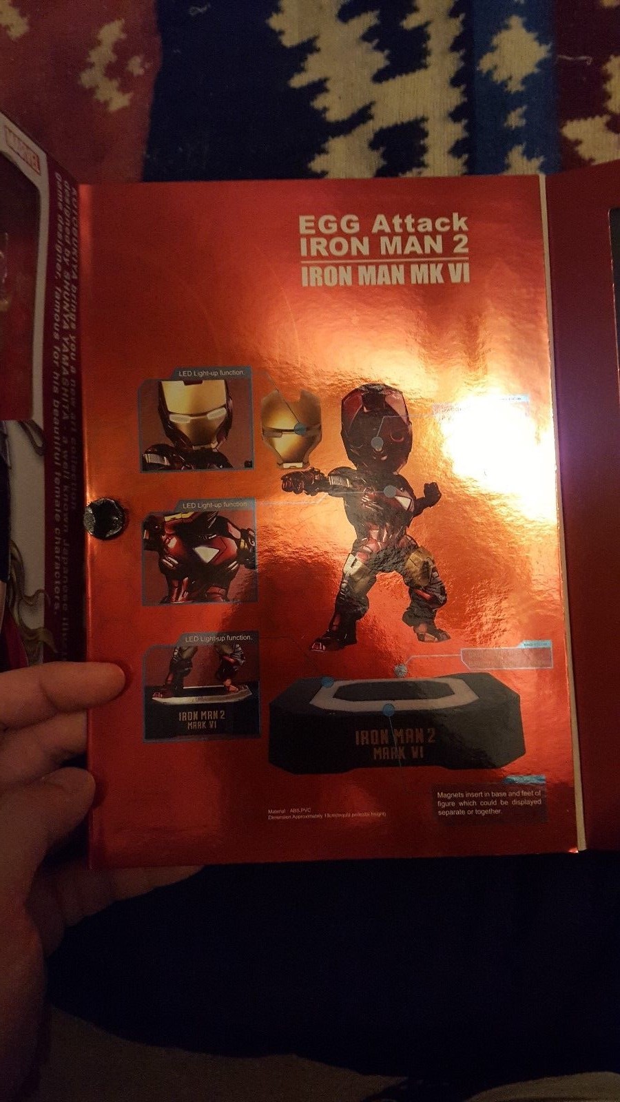 Beast Kingdom Egg Attack Iron Man 2 Mark MK VI Figure Avengers