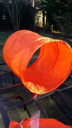 Zip & Zoom Outdoor Agility Kit, 3 Obstacle Dog Agility Kit with Dog Tunnel Weave