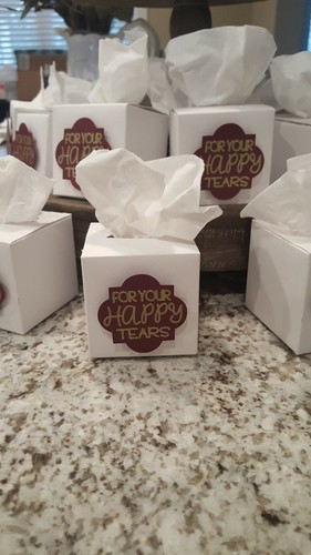 Wedding Tiny Tissue Boxes 