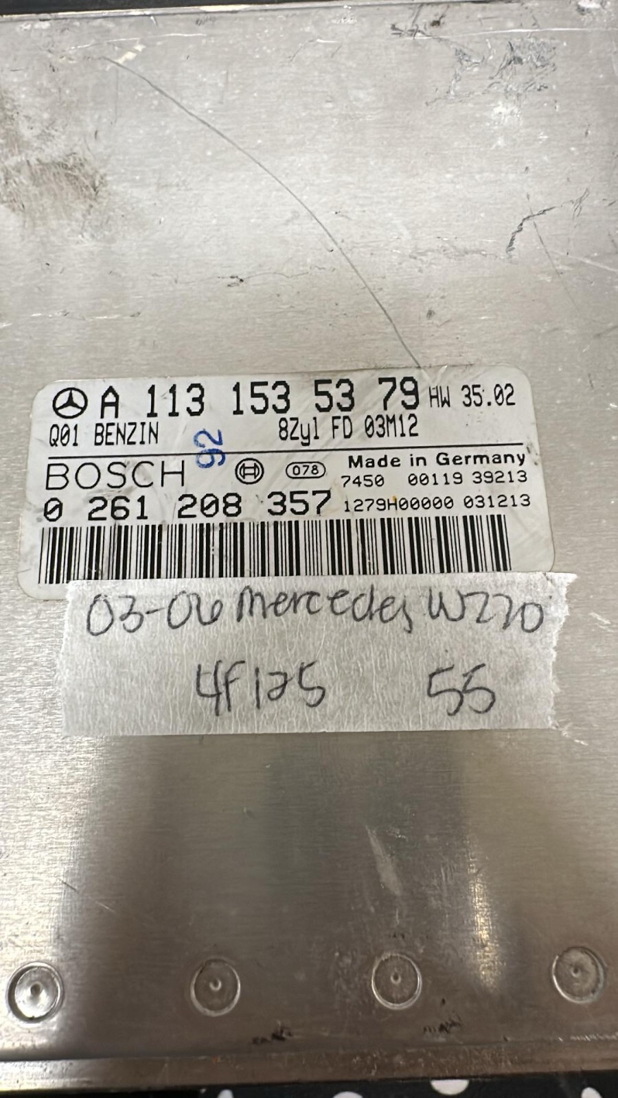 A 113 153 53 79 Mercedes S500 ecm ecu computer 2003-2006 | eBay