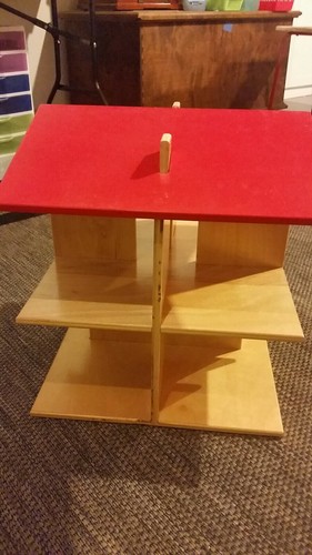 Hand Made Wooden Dollhouse Collapsible
