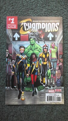 Champions #1 (2016) - 1st team appearance and origin of Champions