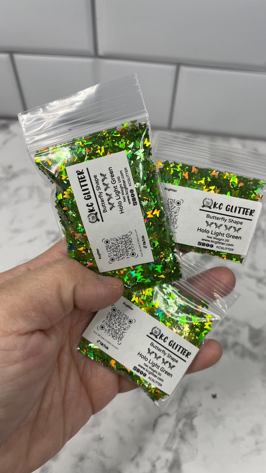 Solvent Resistant BUTTERFLY shape Glitter U Choose Color Nail Art Face Crafts