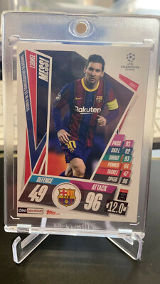 💥 2020 MESSI ON DEMAND TOPPS MATCH ATTAX BARCELONA LA LIGA UEFA UCL 💥