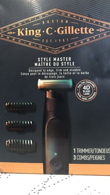 King C Gillette Beard Trimmer For Men Includes 1 Cordless Style Master(B6)
