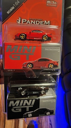 ミニカー MiniGT S15 Red Pandem Chase MINI GT 1/64 Nissan Silvia (S15) Rocket Bunny Red RHD