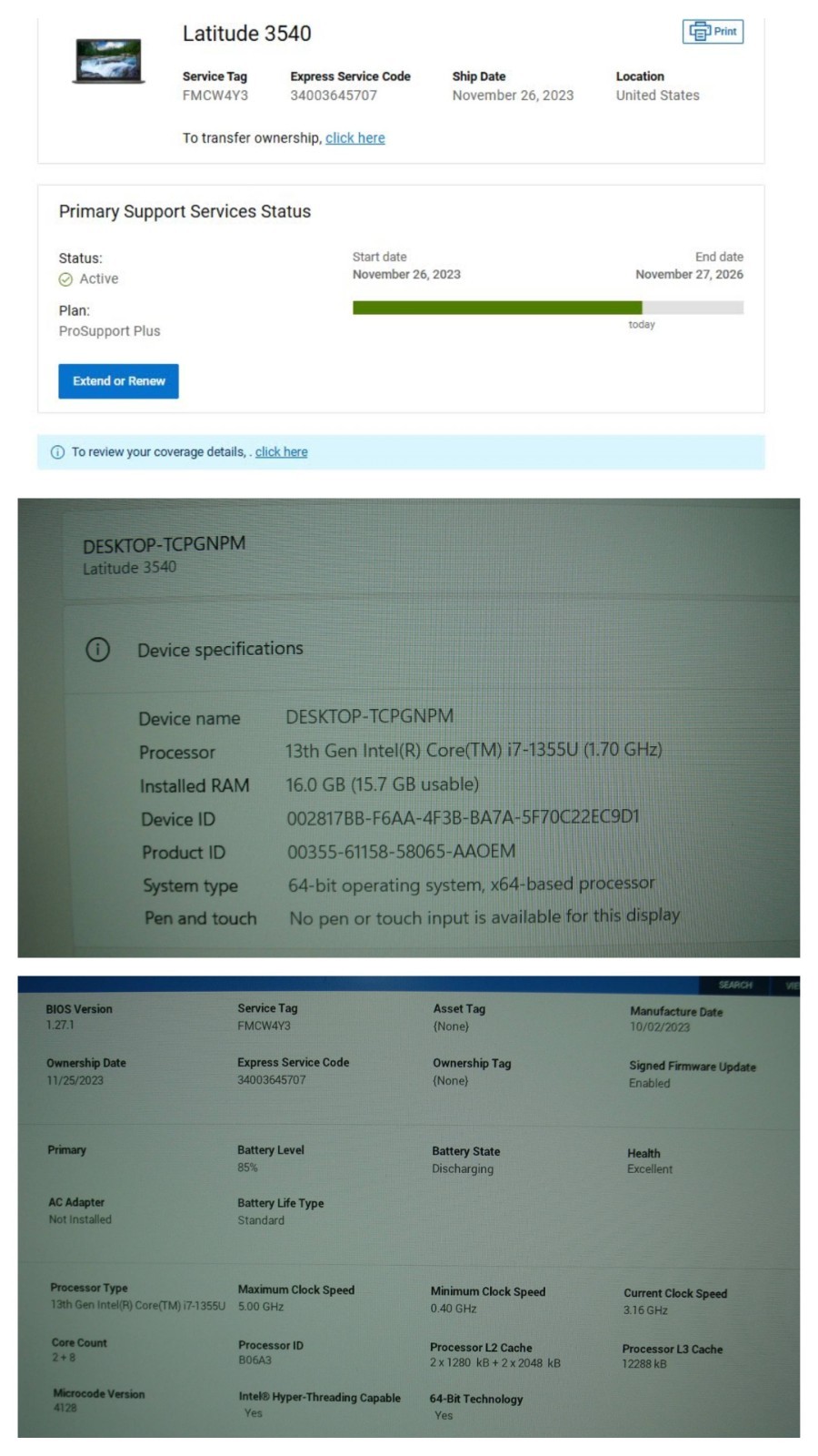 Dell Latitude 3540 15.6" FHD i7-1355U 16GB RAM 256GB SSD Win 11 Pro - Thumbnail 16