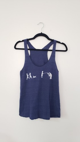 Racerback Tank Top Swamp Monster Fishing Dog Small